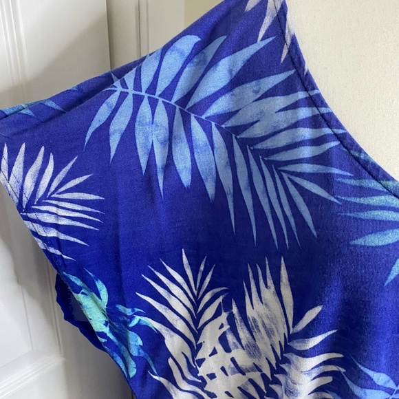 Candy Couture Plus Tropical Summer Vacation Beach Light Sheer Top-Sz-2X - Picture 6 of 16